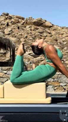 pilates mykonos performance woman